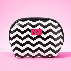 🆕 Barbie Series Shell Makeup Bag, Large Capacity, Iconic Swimsuit Pattern 💋